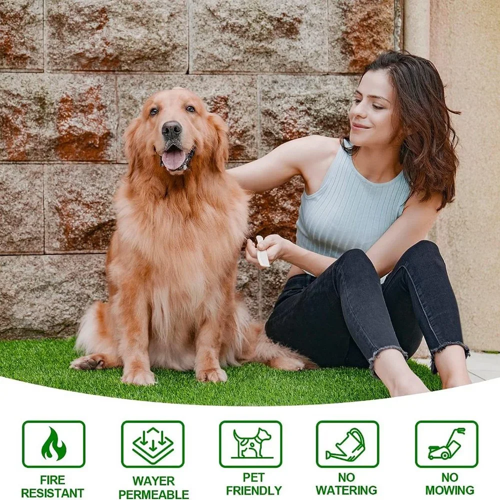 Artificial Grass - Mutifunction Dog Pee Grass Folding Fake Grass Non Slip